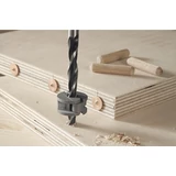 Kép 2/2 - Wolfcraft fatipli készlet jelölővel fúróval mélységállítóval 6mm