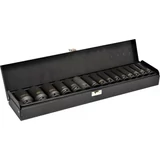 Kép 2/4 - Yato gépi dugókulcs készlet, hosszú 10-32mm, 1/2", 15 részes