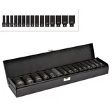 Kép 4/4 - Yato gépi dugókulcs készlet, hosszú 10-32mm, 1/2&quot;, 15 részes