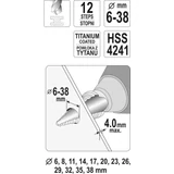 Kép 4/5 - Yato lépcsős fúrószár, HSS, 6-38mm