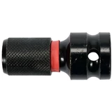 Kép 1/4 - Yato gépi bit adapter, ütvecsavarozóhoz 1/2"-1/4", 50mm