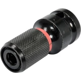 Kép 2/4 - Yato gépi bit adapter, ütvecsavarozóhoz 1/2"-1/4", 50mm