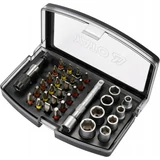 Kép 2/3 - Yato Bit és dugókulcs készlet 1/4", 25mm, 34db-os