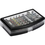 Kép 3/3 - Yato Bit és dugókulcs készlet 1/4", 25mm, 34db-os