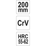 Kép 2/2 - Yato Kombináltfogó, CrV, 200mm