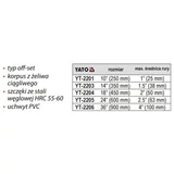 Kép 2/2 - Yato Csőfogó PVC fogantyúval, 36", 900mm