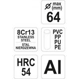 Kép 3/3 - Yato Csővágó olló PVC, 64mm