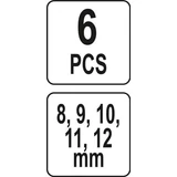 Kép 2/2 - Yato Derékszögű csaptelep kulcs 8-13mm