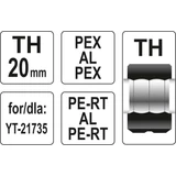 Kép 3/3 - Yato krimpelő betét, YT-21735 krimpelőhöz TH típus, 20mm