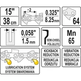 Kép 3/3 - YATO láncfűrész lánc 15&quot;, 380mm
