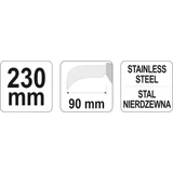 Kép 2/2 - Yato Kés szigetelés, kátránypapír vágáshoz 230mm