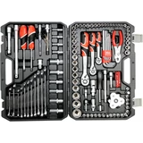 Kép 1/4 - Yato Kombinált szerszám és dugókulcs készlet 1/4&quot;-1/2&quot;, 126db-os