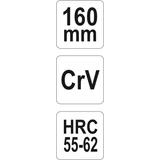 Kép 2/2 - Yato Kombináltfogó, CrV, 160mm