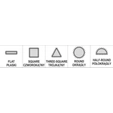 Kép 2/2 - Yato Gyémánt tűreszelő készlet 5x180x70mm, 5 részes