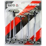 Kép 1/4 - Yato Torx T-kulcs készlet gyumi nyéllel, T10-T50, 9db