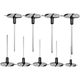 Kép 2/4 - Yato Torx T-kulcs készlet gyumi nyéllel, T10-T50, 9db