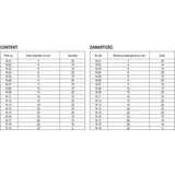 Kép 3/3 - Yato Belső zégergyűrű készlet 3-32mm, 300db-os