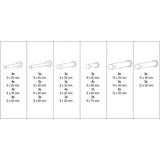 Kép 2/2 - Yato Csapszeg készlet 5x25mm-12x50mm, 60db-os