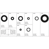 Kép 2/2 - Yato O-gyűrű készlet 180db-os