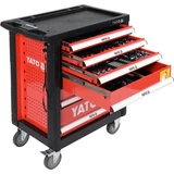Kép 1/8 - Yato YT-55307 6 fiókos szerszámkocsi 185 részes szerszámkészlettel