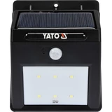 Kép 2/4 - Yato Solar Fali lámpa, mozgásérzékelős, Li-Ion, 3.7V, 900mAh, 120Lm
