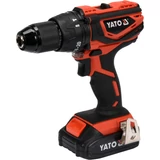 Kép 1/6 - Yato Akkus Csavarbehajtó-fúrógép 18V, Li-ion, 40Nm (2.0Ah akkuval és töltővel)