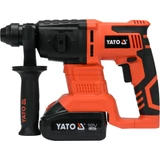 Kép 2/6 - Yato Akkus Fúrókalapács, SDS PLUS, 2.0J, 18V, Li-ion (3.0Ah akkuval és töltővel)