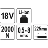 Kép 5/5 - Yato Akkus kinyomópisztoly 18V, Li-ion, 20Nm (akku és töltő nélkül)