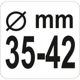 Kép 3/3 - Yato Axiál csukló szerelő 35-42mm