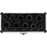 Kép 1/4 - Yato Roncsolt csavarfej leszedő készlet 3/8&quot;, 9-19mm, 10db-os