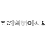 Kép 5/5 - Yato YT-37022 lézeres csempevágó, 800mm