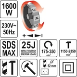 Kép 5/5 - Yato YT-82135 fúrókalapács, SDS MAX, 1600W, 25J, 52mm