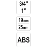 Kép 3/3 - Yato Csapcsatlakozó, belsőmenetes 1"-3/4" 