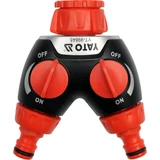 Kép 1/3 - Yato Profil Y típusú elágazó, külső menetes, elzárható 3/4&quot;-1&quot;, 19-25mm