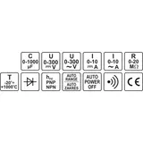 Kép 2/2 - Yato Digitális multiméter, 0-300V, 0-10A