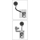Kép 4/4 - Yato Kompressziós nyomásmérő, adapterkészlet, max 20bar