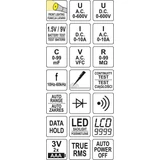 Kép 4/4 - Yato Multifunkciós digitális mérő, LCD kijelző, 0-10A