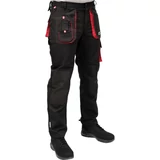 Kép 2/4 - Yato Derék munkanadrág, 9 zsebbel, fekete, 2XL