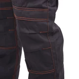 Kép 6/6 - Yato BIB Kantáros munkanadrág L/XL, szürke