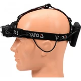 Kép 2/5 - Yato Fejlámpa alu, 10W, 450lm, 15x85x70mm, fekete