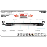 Kép 4/4 - Yato Ledes lámpa 120Led, 7.2V, 1800mAh