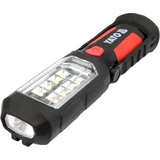 Kép 2/5 - Yato Ledes lámpa 2az1-ben, 8+1Led, 280Lm