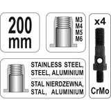 Kép 3/4 - Yato Szegecsanya húzó M3-M6, 200mm