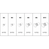 Kép 3/4 - Yato Szegecsanya készlet M3-M10, 150db-os