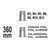 Kép 4/4 - Yato Szegecsanya húzó M3-M12, 360mm