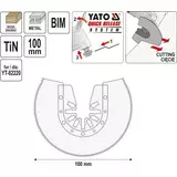 Kép 3/3 - Yato Bim-Tin fűrészlap YT-82220 multigéphez 100mm 