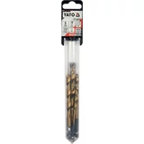Kép 2/3 - Yato Fémfúró készlet, HSS Titan, 1/4", 4-10mm, 5darabos 