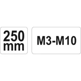 Kép 3/3 - Yato Racsnis hajtószár menetfúróhoz M3-M10, 250mm