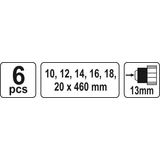 Kép 3/3 - Yato Gerendafúró készlet 10-20x460mm, 6db-os