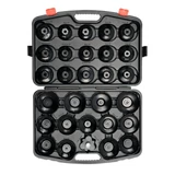 Kép 1/3 - Yato YT-0596 Dugókulcs készlet olajszűrőhöz 3/8&quot; 30 db-os